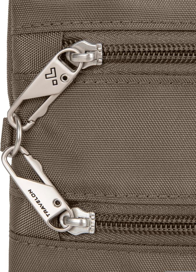 Travelon Anti-theft Classic Slim Double Zip Crossbody