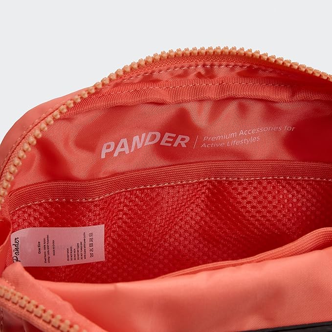 Pander Belt Bag Large 2L, Nylon Fanny Pack Purse for Women and Men with Adjustable Strap