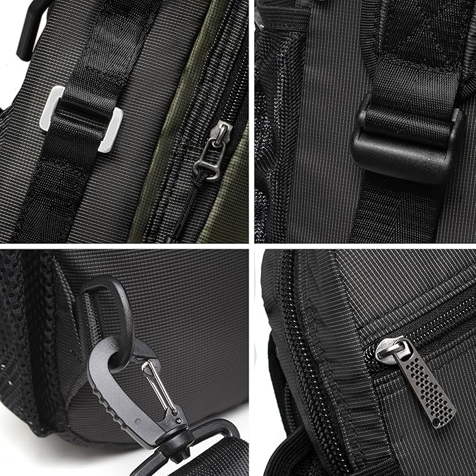 NICGID Sling Bag Chest Shoulder Backpack Crossbody Bags for Tablet Laptop Outdoor Hiking Men Women