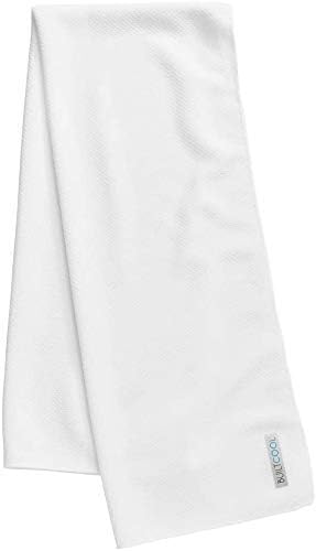 BUILTCOOL Adult Cooling Towel - Men & Women Chilly, Lightweight, Soft, Neck and Face Cooling Towel for Sport, Camping, Hunting, One Size, White, 3 Pack