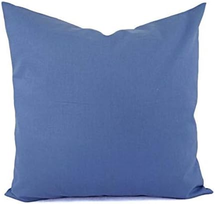 Travel Pillowcase 14x20 500 Thread Count Egyptian Cotton Set of 2 Toddler Pillowcase Zipper Closer 100% Egyptian Cotton (Toddler Travel 14x20 Zipper, Medium Blue Solid)