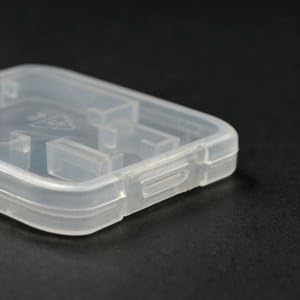 eTECH Collection 15 Pack of Clear Plastic SD/SDHC/SDXC/MicroSD/MicroSDHC/MicroSDXC Memory Card Case Holder for SanDisk/Kingston/Transcend/Samsung (Case Only, Memory Card Not Included)