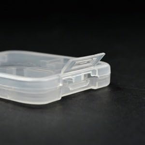 eTECH Collection 20 Pack of Clear Plastic SD/SDHC/SDXC/MicroSD/MicroSDHC/MicroSDXC Memory Card Case Holder for SanDisk/Kingston/Transcend/Samsung (Case Only, Memory Card Not Included)