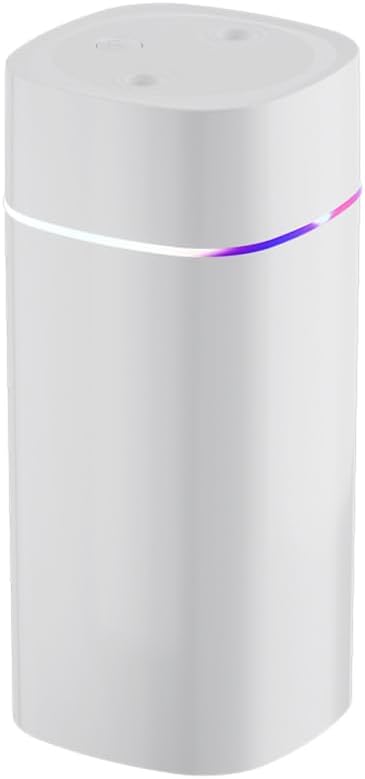 DONGKER Mini Humidifier,600ml Dual Channels USB Quiet Humidifier with Colorful Cycling Light Waterless Auto Shut-Off for Home Bedroom Office Indoor Travel