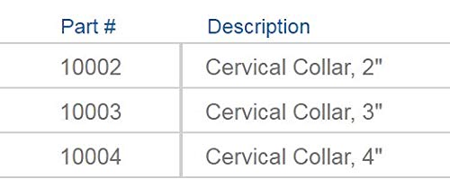 United Ortho 10003 Soft Neck Brace Cervical Collar, 3" Universal