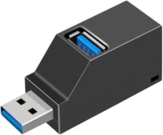 USB Hub,High Speed Mini USB 3.0 USB 2.0 HUB 3 Port Splitter (2 USB 2.0 zUSB 3.0) Distribution Adapter for PC Laptop MacBook Notebook USB Flash Drives