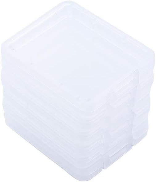 20 PCS SD Memory Card Case Holder Box, Transparent Standard Memory Card Plastic Storage Boxes Portable Protective Case for SD Memory Card