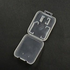 eTECH Collection 15 Pack of Clear Plastic SD/SDHC/SDXC/MicroSD/MicroSDHC/MicroSDXC Memory Card Case Holder for SanDisk/Kingston/Transcend/Samsung (Case Only, Memory Card Not Included)