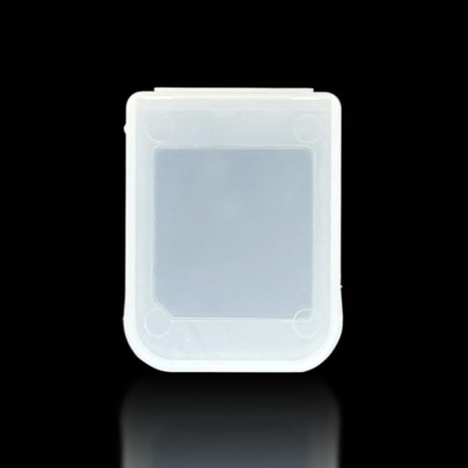 CHILDMORY 2pcs Memory Card Case Dust Cover Storage Box Compatible for Wii/NGC Memory Card