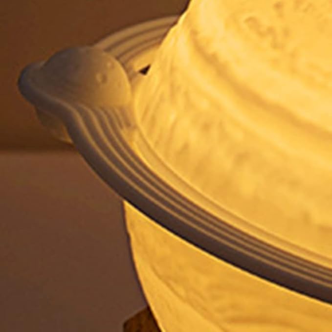 Mini Humidifier, Moon Lamp Desktop Humidifier with LED Night Light, 2 Gear Intermittent Spray, USB Charging Mist Humidifiers, for Bedroom, Office Room, Bedroom, Travel, Etc(Design model)