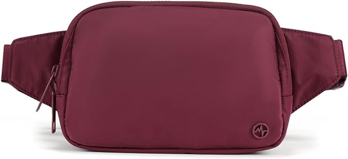 Pander Belt Bag Large 2L, Nylon Fanny Pack Purse for Women and Men with Adjustable Strap
