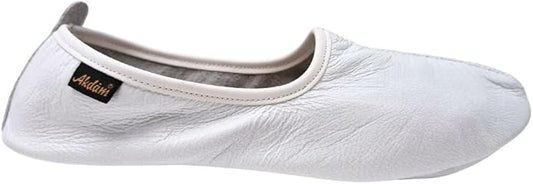 Womens Indoor Leather Slippers Traditional Babouche House Shoes Barefoot Moccasin