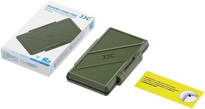 Green 36 Slots Memory Card Case Water-Resistant Anti-Shock Memory Card Wallet for 24 Micro SD SDXC SDHC TF Cards and 12 SD SDXC SDHC Cards