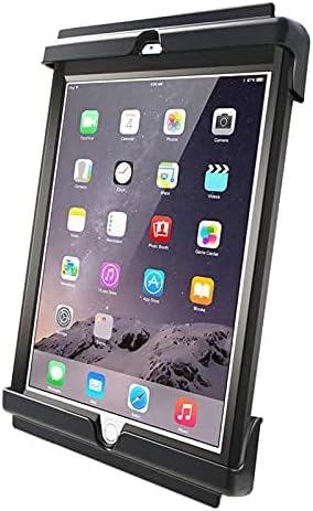RAM MOUNTS Tab-Tite Tablet Mount for 9"-10.5" Tablets with Drill-Down Base, C Size 1.5" Ball, AMPS Plate Dash & Flat Surface Mount RAM-138-TAB20U