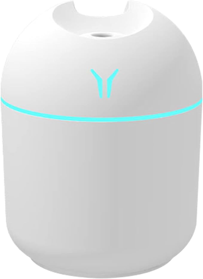 Humidifiers for Bedroom, 250ml Easy To Fill & Clean, Quiet Ultrasonic Small Humidifier with 2 Mist Modes and 7 Color Nightlight,auto Shut-Off Portable Humidifier for Home Plants Nursery Indoor