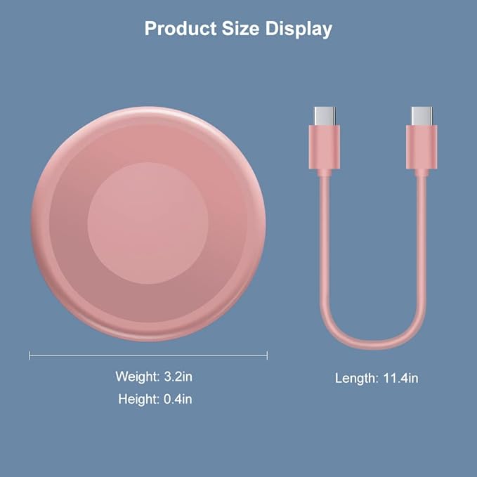 YANZIE USB Adapter Kit, Travel Charging Organizer Case with USB C, Micro USB and Lightning-Compatible Adapters, SIM Card Holder, Eject Pin and Phone Stand for Travel, Office and Car, Pink