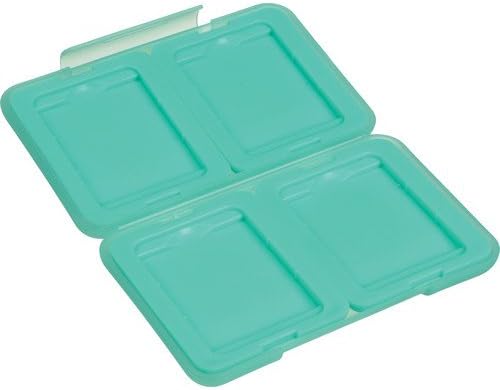 Ruggard Memory Card Case for 4 Compact Flash Cards (Light Green)
