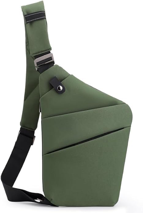 Anti Theft Travel Bag, One Shoulder Large Capacity Cross-body Bag Chest Fashion Lightweight Sling Bags for Travel Sports