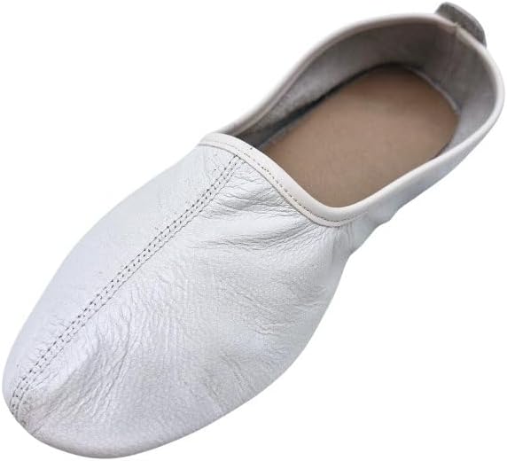 Womens Indoor Leather Slippers Traditional Babouche House Shoes Barefoot Moccasin