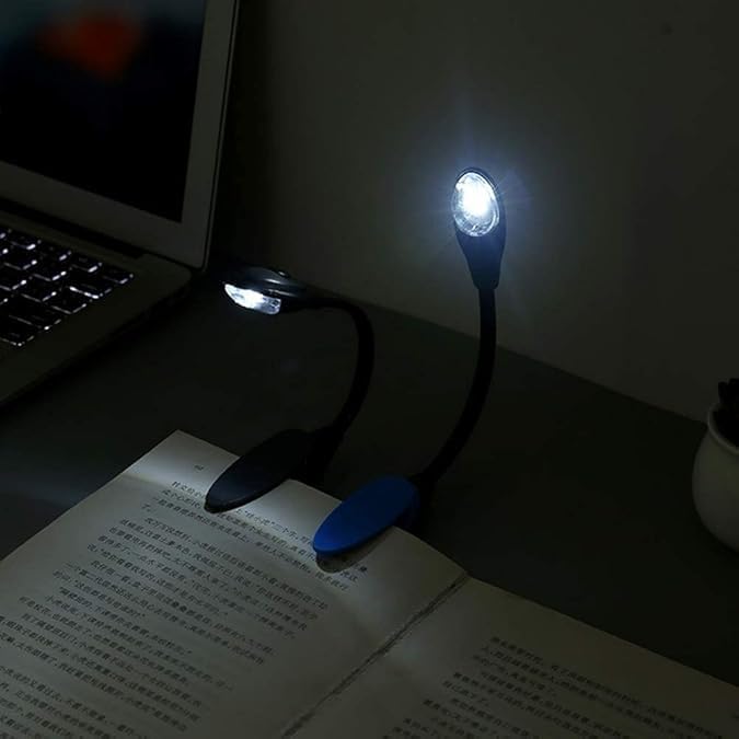 Black Book Lamp Mini Clip On Bendable Travel Bedroom Clamp Dorm Reading Light Book Lights Novelty Lighting,Lighting and Ceiling Fans