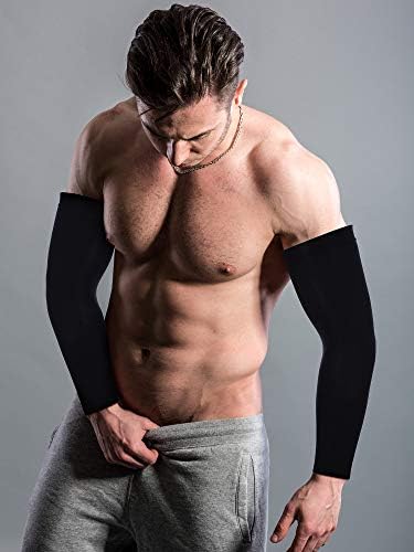 Boao 10 Pairs UV Arm Sleeve for Men Women Cooling Tattoo Cover up Compression Sun Protection Sleeves for Outdoor Activities