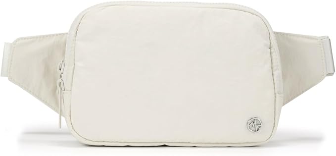 Pander Belt Bag Large 2L, Nylon Fanny Pack Purse for Women and Men with Adjustable Strap