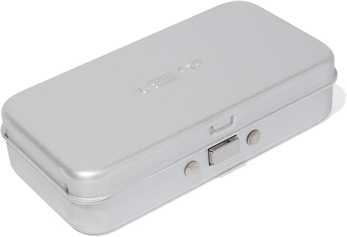 Leaf Shave | The Twig Razor & Thorn Razor Case, Silver - Portable Aluminium and Silicone Travel Case