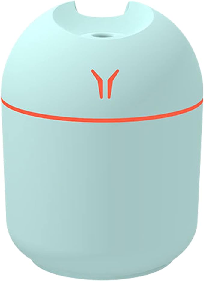 Humidifiers for Bedroom, 250ml Easy To Fill and Clean, Quiet Ultrasonic Mini Humidifier with 2 Mist Modes and 7 Color Nightlight,auto Shut-Off Travel Humidifier for Home Nursery Plants Indoor