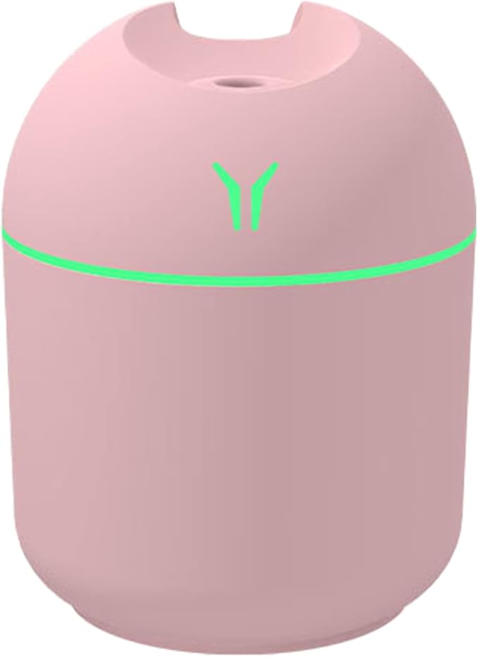 Humidifiers for Bedroom, 250ml Easy To Fill & Clean, Quiet Ultrasonic Small Humidifier with 2 Mist Modes and 7 Color Nightlight,auto Shut-Off Portable Humidifier for Home Plants Nursery Indoor