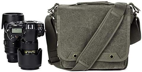 Think Tank Retrospective 10 V2.0 Canvas Shoulder Bag for Mirrorless or Standard DSLR Cameras and Photo Accessories - Pinestone - Large