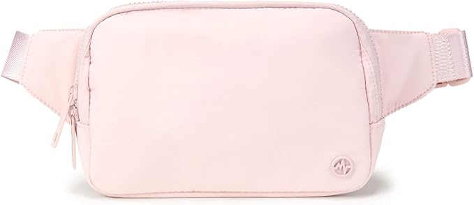Pander Belt Bag Large 2L, Nylon Fanny Pack Purse for Women and Men with Adjustable Strap