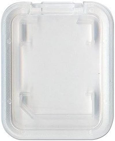 eTECH Collection Clear Plastic SD/SDHC/SDXC/Secure Digital Memory Card Case Holder Compatible for SanDisk/Kingston/Transcend/Samsung Memory Card (50 Pack)