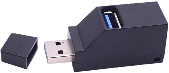 USB Hub,High Speed Mini USB 3.0 USB 2.0 HUB 3 Port Splitter (2 USB 2.0 zUSB 3.0) Distribution Adapter for PC Laptop MacBook Notebook USB Flash Drives