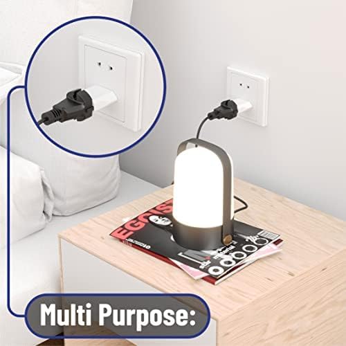 Bates- Europe to US Plug Adapter, 4 Pack, European to US Plug Adapter