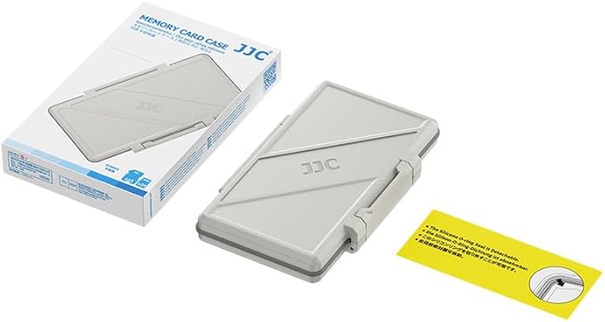 Grey 36 Slots Memory Card Case Water-Resistant Anti-Shock Memory Card Wallet for 24 Micro SD SDXC SDHC TF Cards and 12 SD SDXC SDHC Cards