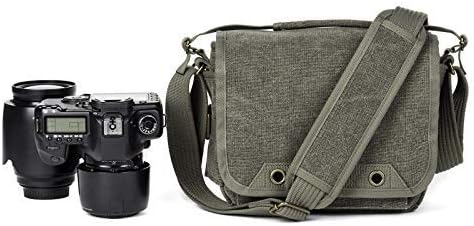 Think Tank Retrospective 5 V2.0 Canvas Shoulder Bag for Mirrorless or Standard DSLR Cameras and Photo Accessories - Pinestone - Small