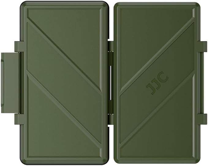 Green 36 Slots Memory Card Case Water-Resistant Anti-Shock Memory Card Wallet for 24 Micro SD SDXC SDHC TF Cards and 12 SD SDXC SDHC Cards