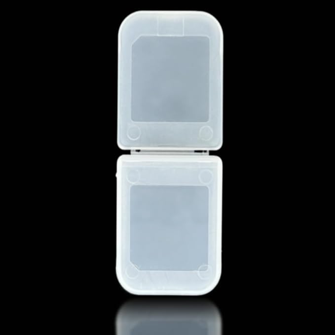 CHILDMORY 2pcs Memory Card Case Dust Cover Storage Box Compatible for Wii/NGC Memory Card