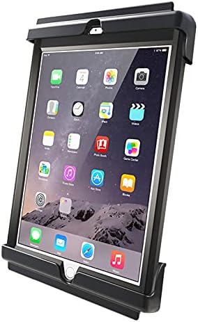 RAM MOUNTS Tab-Tite Tablet Holder Cradle for 9"-10.5" Tablets with Heavy Duty Cases Compatible with RAM B Size 1" and C Size 1.5" Round Ball Bases RAM-HOL-TAB20U