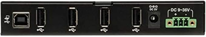 Tripp Lite 4-Port Rugged Industrial USB 2.0 Hi-Speed Hub w 15KV ESD Immunity and metal case, Mountable(U223-004-IND)