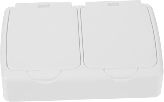 UKCOCO Cotton Pad Holder Makeup Puff Storage Box Compact and Dustproof for Travel and Home