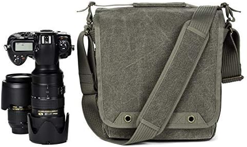 Think Tank Retrospective 20 V2.0 Canvas Shoulder Bag for Mirrorless or Standard DSLR Cameras and Photo Accessories - Pinestone - X-Large