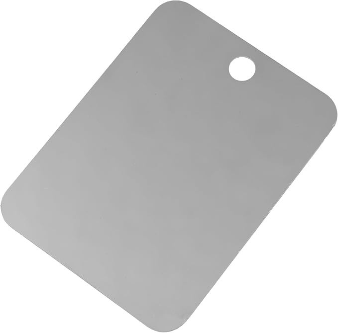 Coghlan's Shatterproof Stainless Steel Camping Mirror 3.25” x 4.25" – Durable, Compact, Lightweight & Rust-Resistant Mirror for Backpacking, Hiking, and Survival Gear, Ideal for Camping and Travel