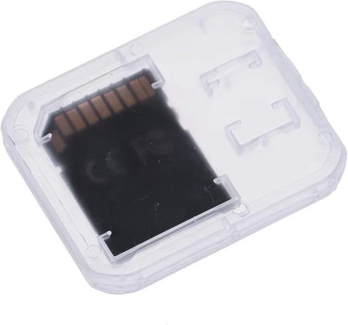 Pack of 10 Clear Plastic Memory Card Case Storage Boxes Compatible with SD SDHC SDXC Micro SD T-Flash Card (Memory Card Not Included)