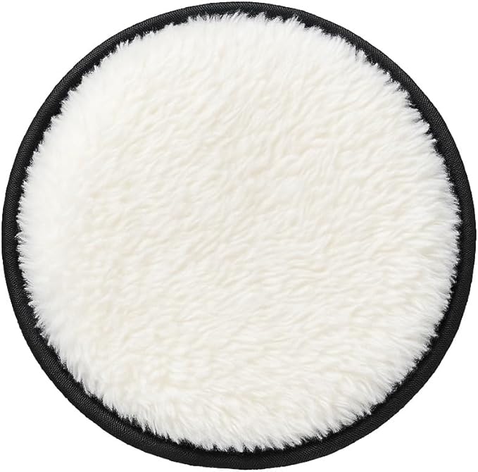 Reusable Makeup Remover Pads, Washable Cotton Rounds with Mesh Laundry Bag, Travel Pouch, Pad Holder - Reusable Cotton Rounds for All Skin Types - Perfect for Face Care, eco Friendly (Black)