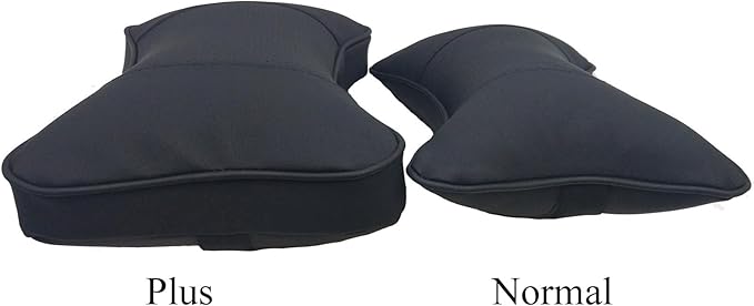 Car Neck Pillows Both Side Pu Leather 2pieces Pack Headrest Fit for Most Cars Filled Fiber Universal Car Pillow (Black Dark)