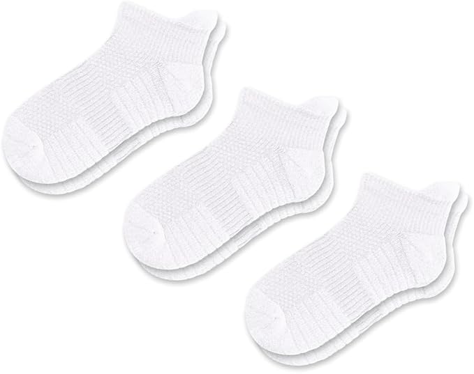 Viasox Ankle Compression Socks for Women & Men 3 Pack, 14 mmHg Support Improves Circulation, Extra Cushioned