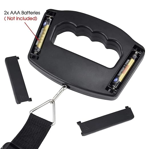 Digital Luggage Scales, 50kg/110lb Electronic Hanging Scales, Portable Digital Luggage Scale with Backlight Digital Display Travel, Handheld Style Suitcase Scales Baggage Scale for Travel Home Use