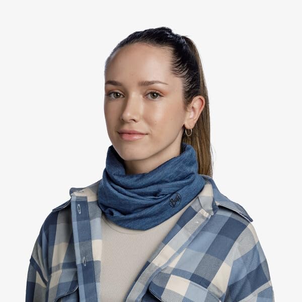Buff Lightweight Merino Wool Neck Gaiter, 100% Ethically Sourced Wool,Versatile, Temperature Regulating Face Mask