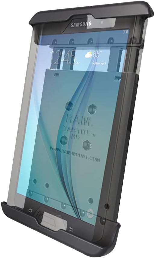 RAM MOUNTS Tab‑Tite Universal Tablet Mount Holder for 8″ Tablets, Secure Spring‑Loaded Cradle for iPad mini, Galaxy Tab & More with Cases RAM-HOL-TAB29U